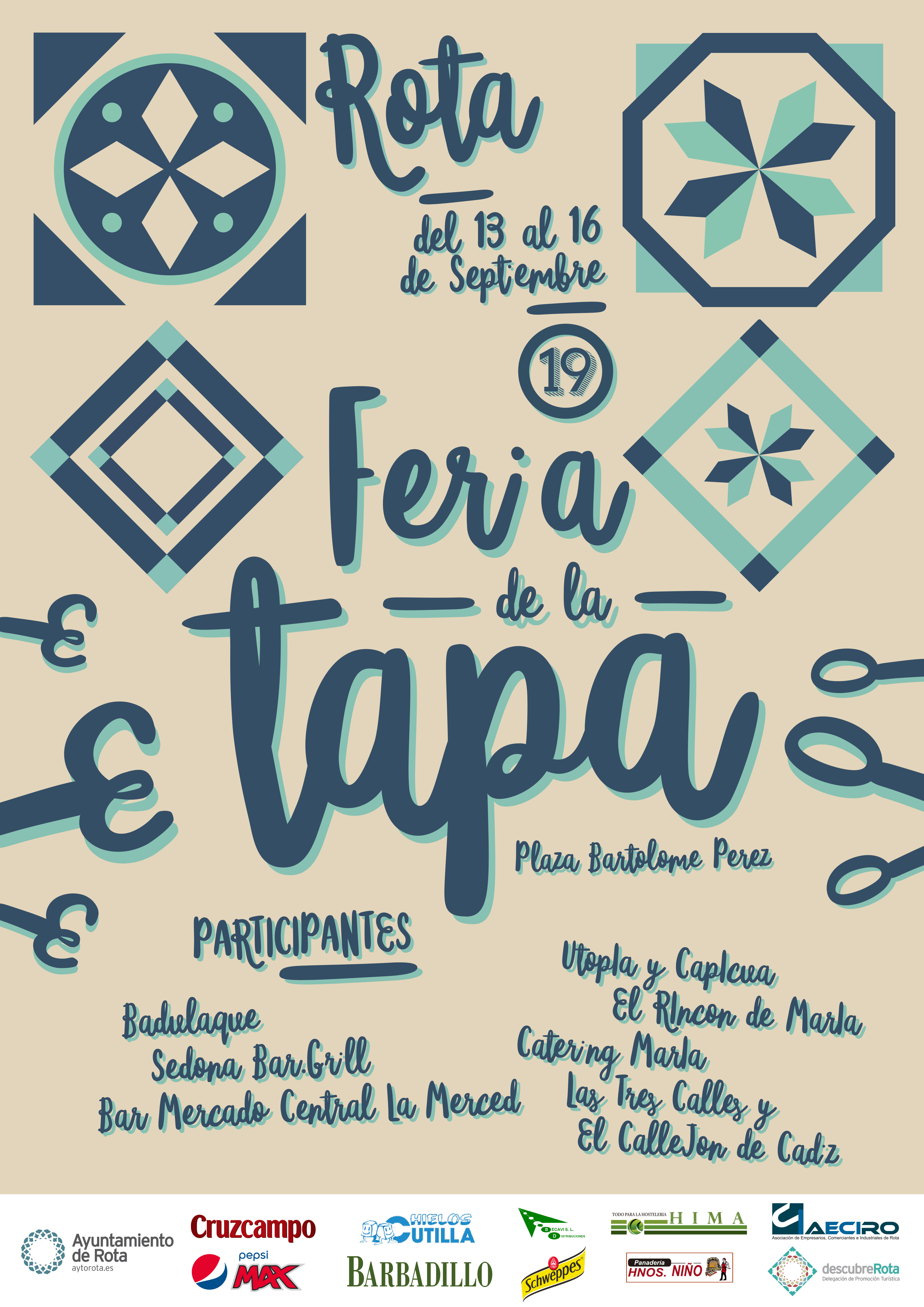 Cartel de la XIX Feria de la Tapa