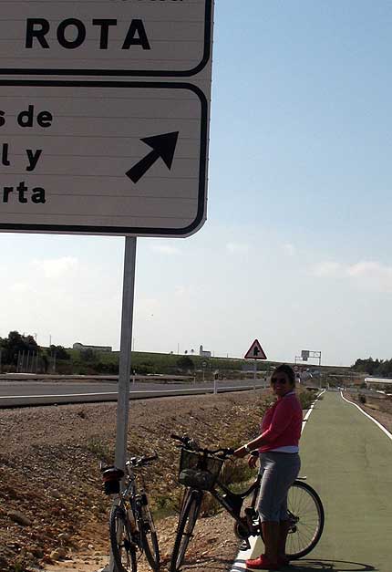 Via Verde, Rota en bicicleta