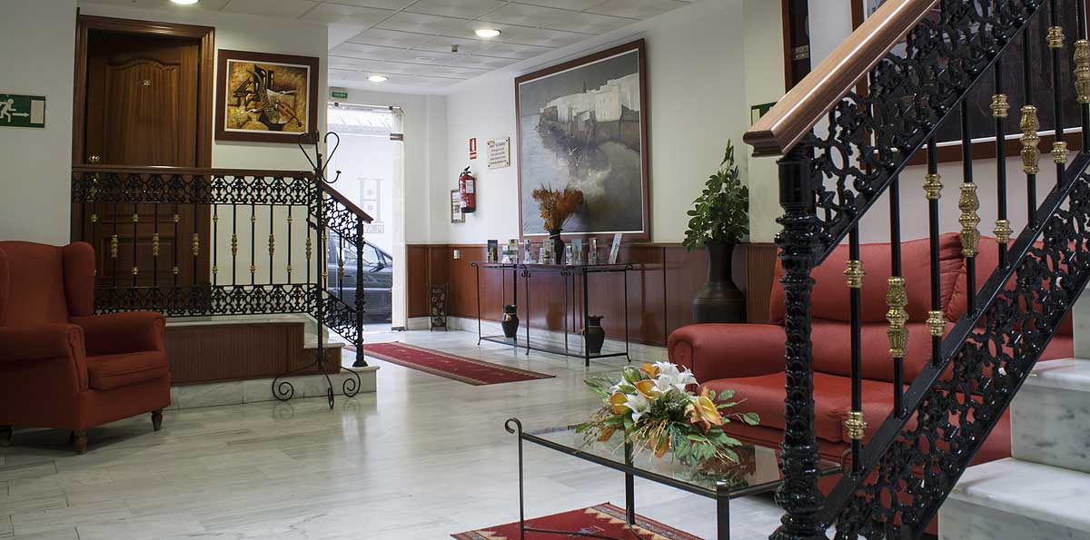 Hall de entrada al Hotel La Parrita