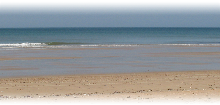 Vista de playa de Rota