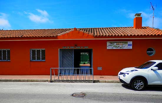 Entrada al Club de Pádel Bahía de Cádiz