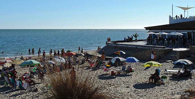 Playa junto al Hotel Playa de la Luz