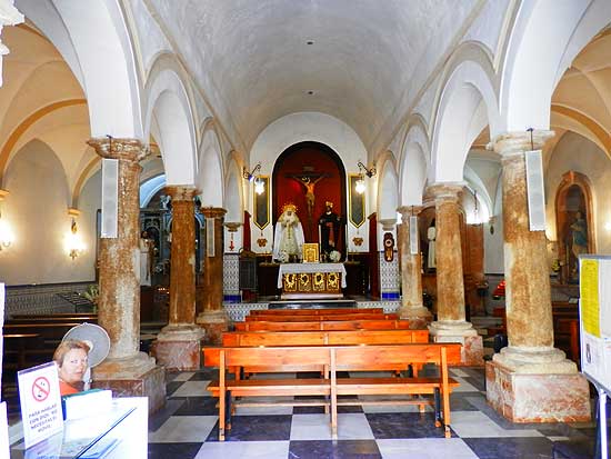 Interior de la capilla Capilla de San Roque