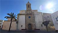 Vista frontal de la Iglesia Mayor Parroquial de Nuestra Señora de la O