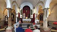 Interior de la Capilla de San Roque