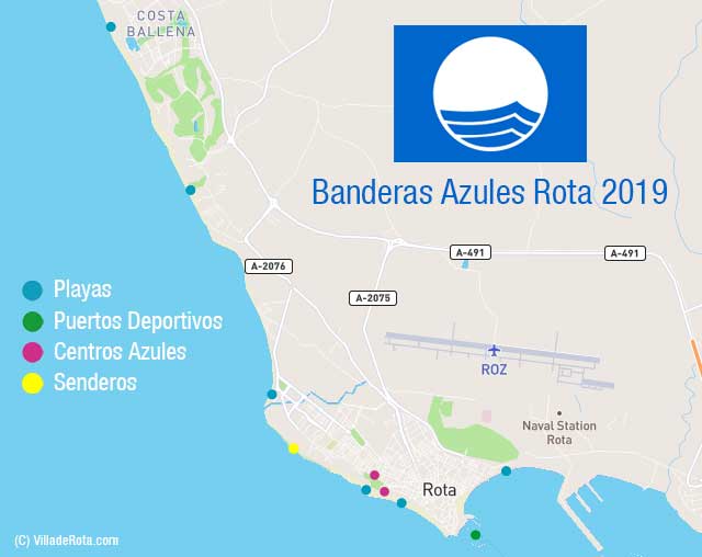 Banderas Azules de la Villa de Rota 2019