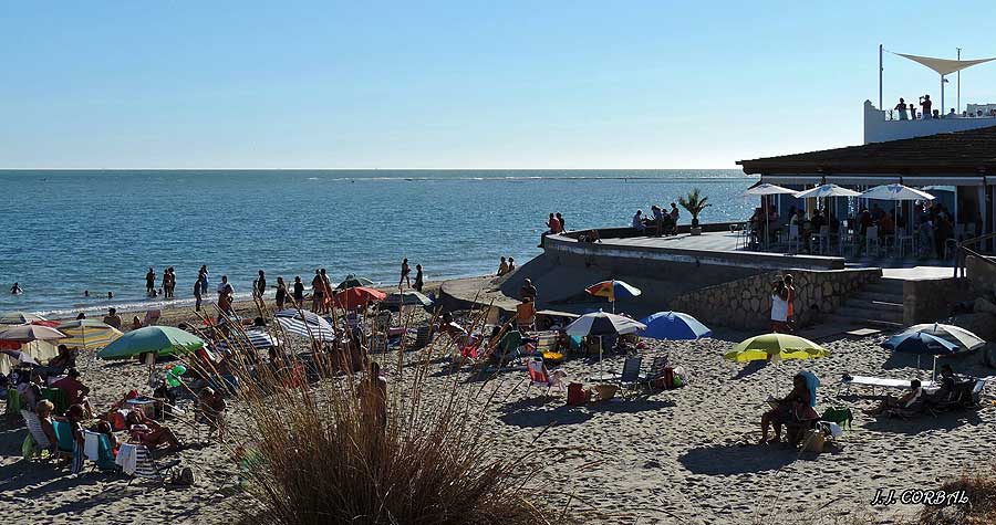 Playa junto al Hotel Playa de La Luz, Rota (Cádiz)