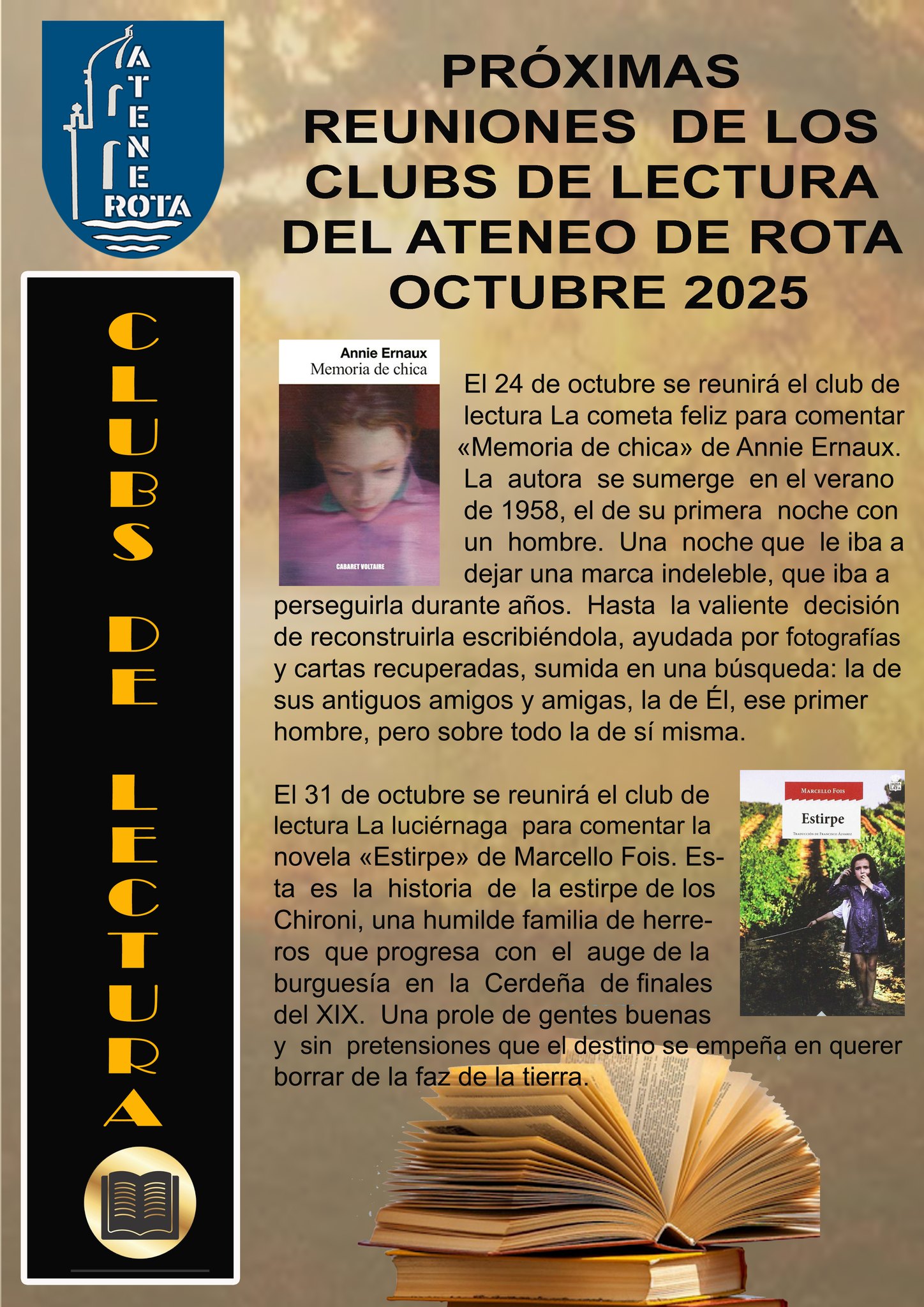 Club de Lectura La Luciérnaga del Ateneo de Rota