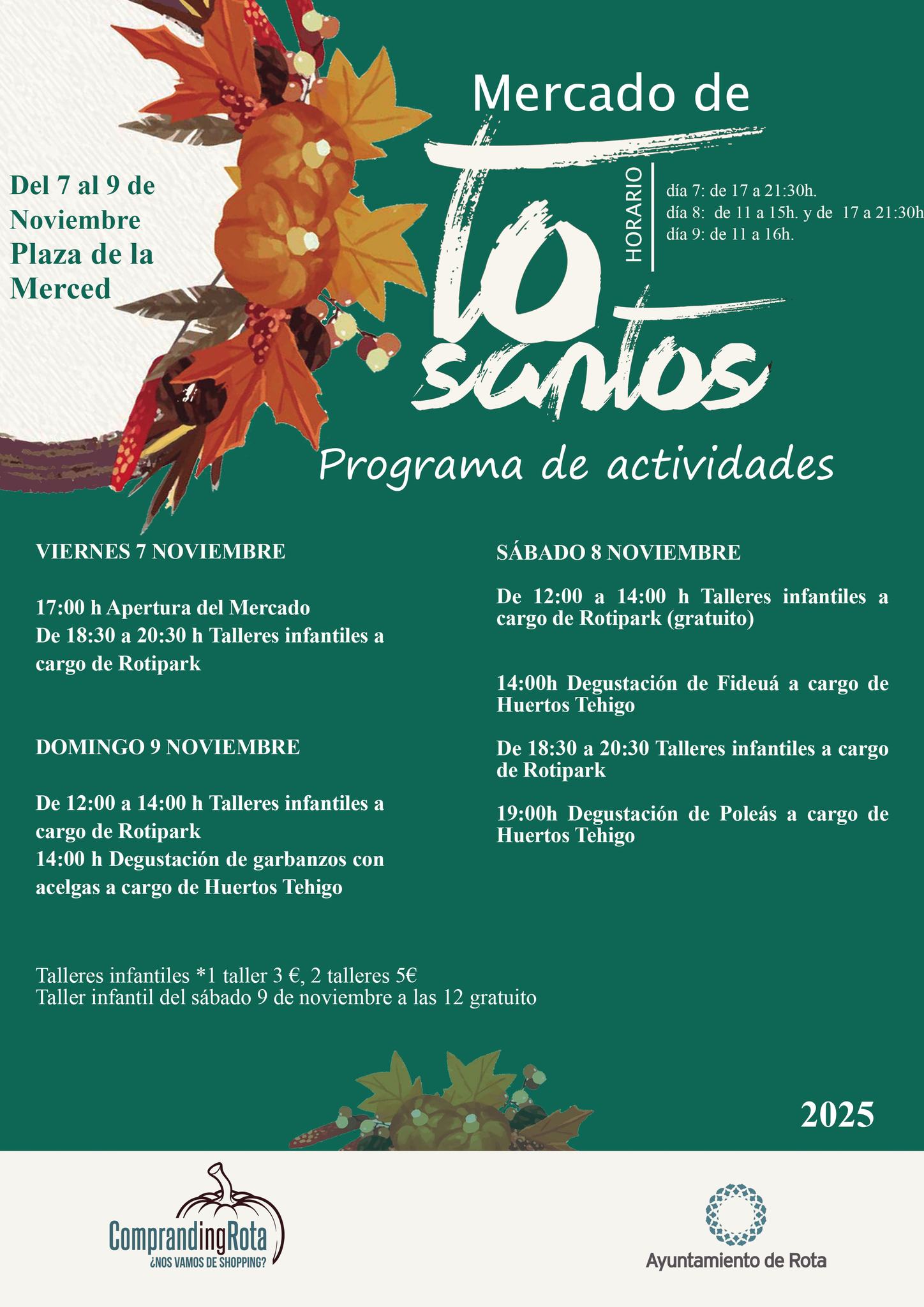 Talleres infantiles Mercado de Tosantos