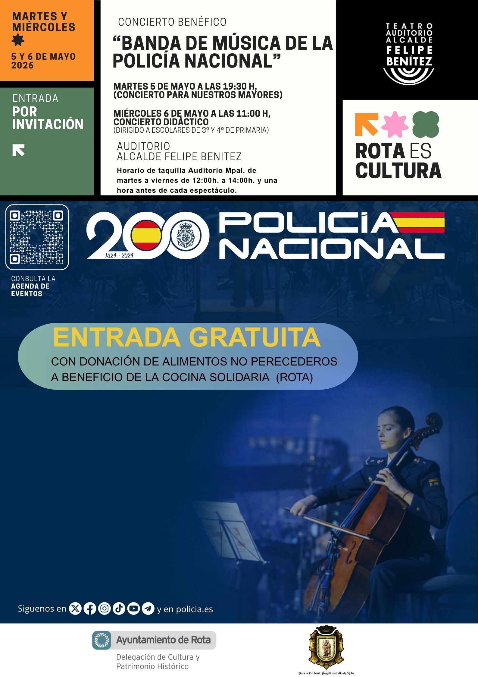 Concierto Benéfico «Banda de Música de la Policía Nacional»