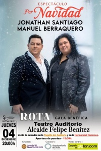 Gala benéfica “Por Navidad”: Jonathan Santiago y Manuel Berraquero