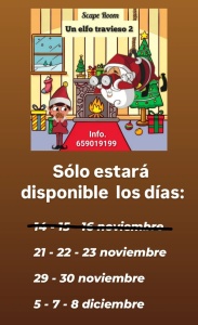 Scape Room: Un elfo travieso 2