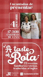 Presentación del nuevo libro de Pilar Ruiz y Cristina Rodríguez, esta vez en inglés, “A taste of Rota” 